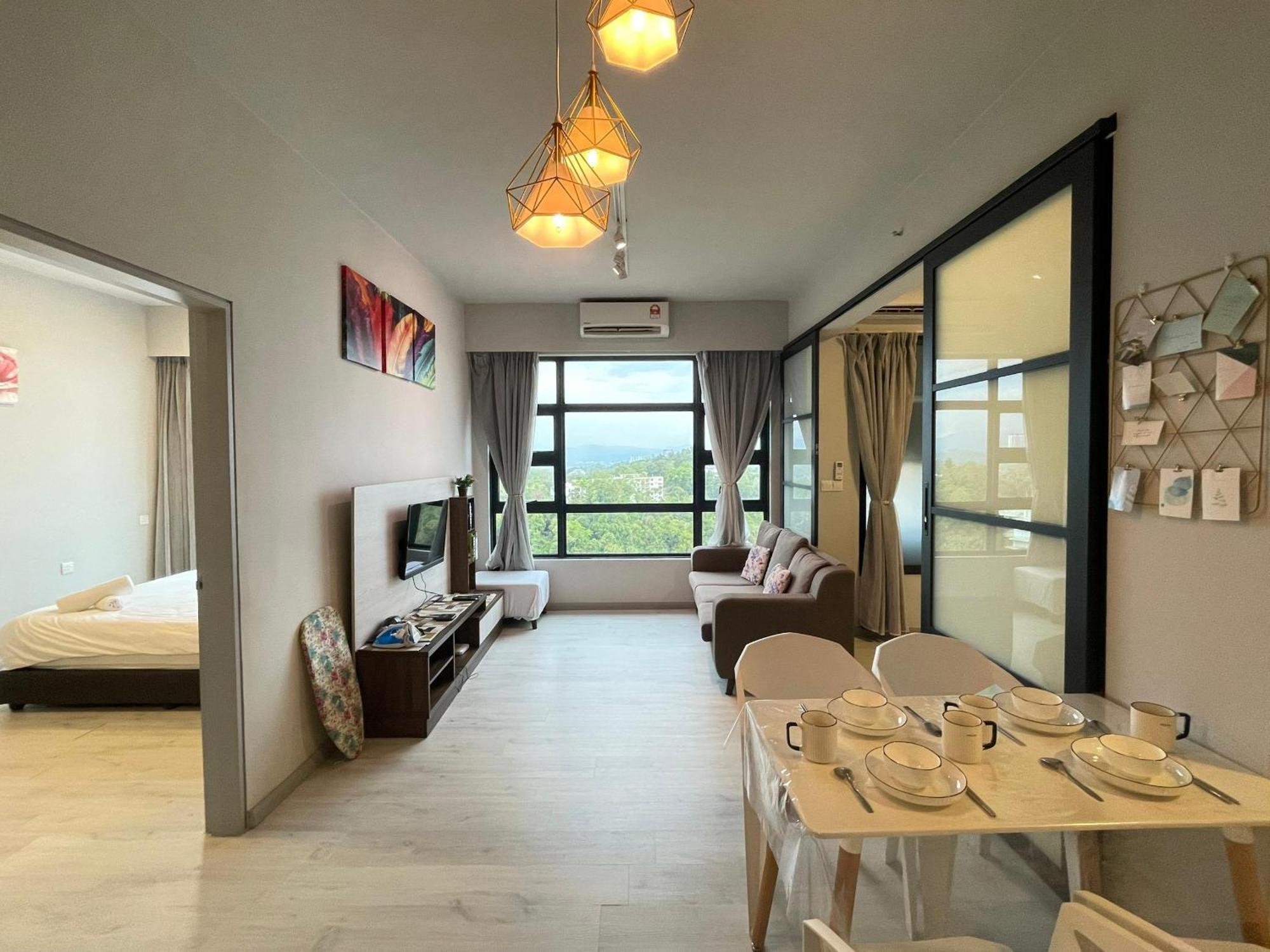 Vv Homestay Jesselton Quay Surla Sabah Mall Kk 亚庇贵赴行馆 Kota Kinabalu Exteriör bild