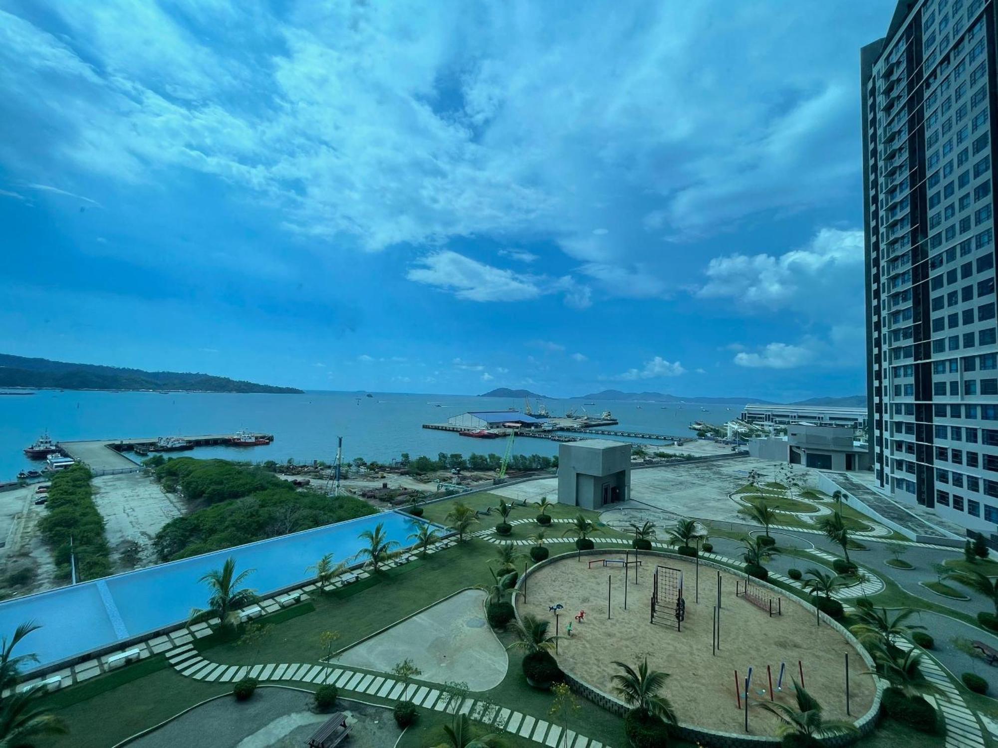 Vv Homestay Jesselton Quay Surla Sabah Mall Kk 亚庇贵赴行馆 Kota Kinabalu Exteriör bild