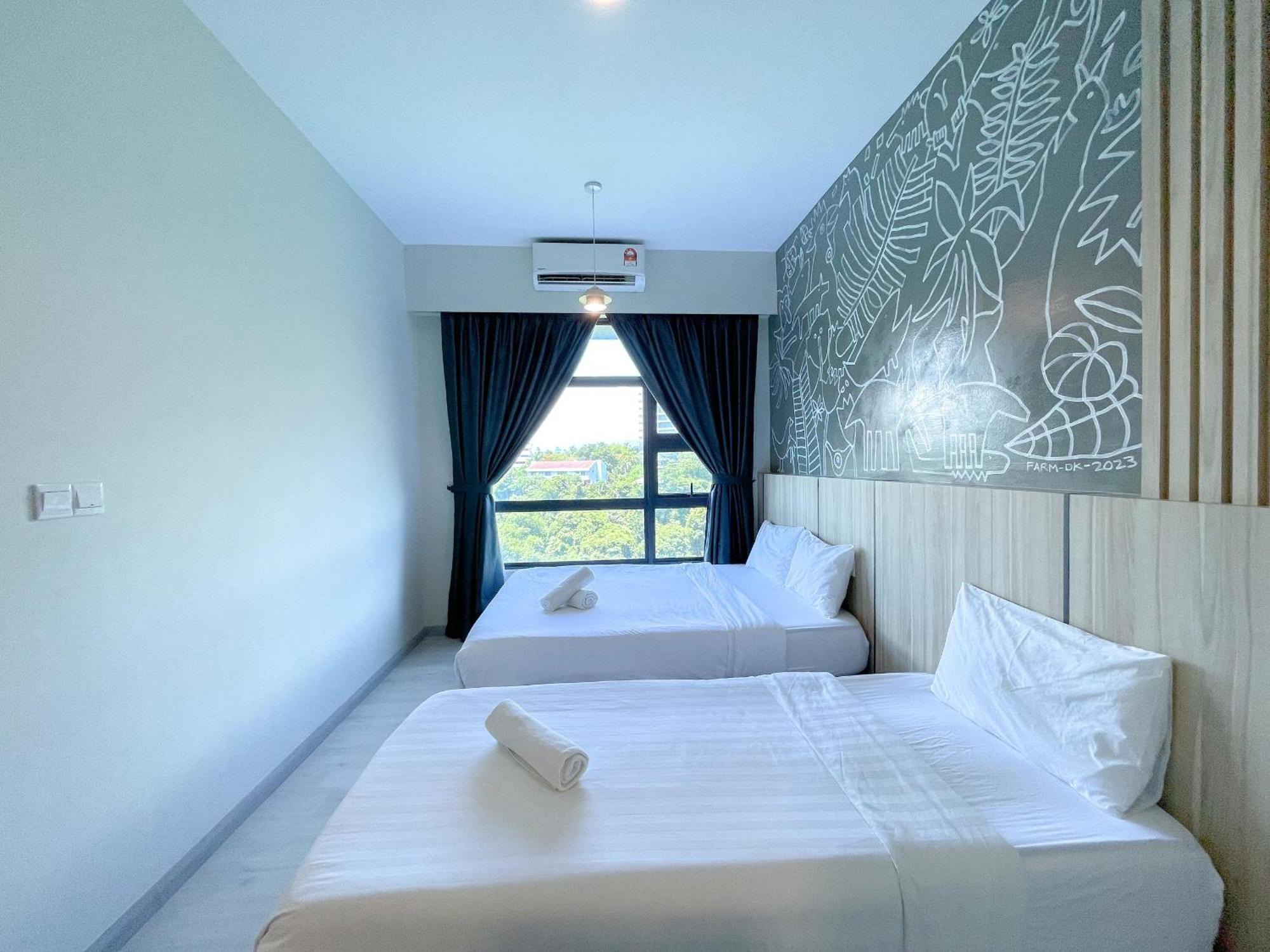 Vv Homestay Jesselton Quay Surla Sabah Mall Kk 亚庇贵赴行馆 Kota Kinabalu Exteriör bild